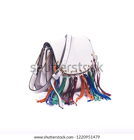 Woman bag isolated on white background