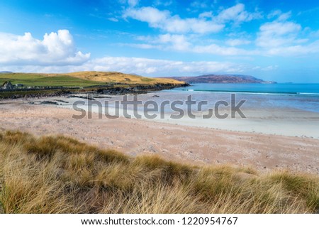 Balnakeil beach at Durness in the far north of Scotland
