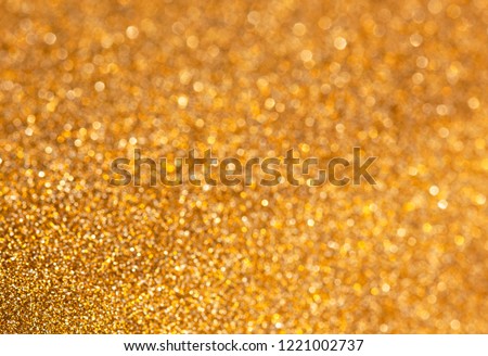 Paper gold glitter