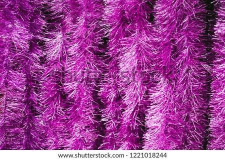 Christmas tinsel background