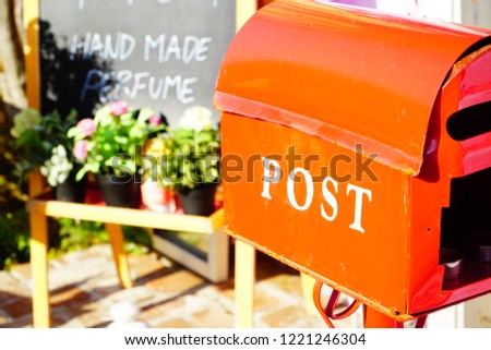 Mailbox at garden