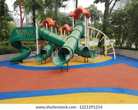 Children playground at a park