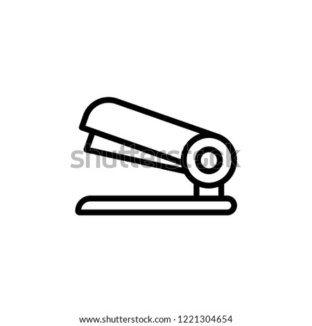 Stapler icon. Vector graduation Icon. Education, academic degree. Premium quality graphic design. Signs, outline symbols collection, simple icon for websites, web design, mobile on white background