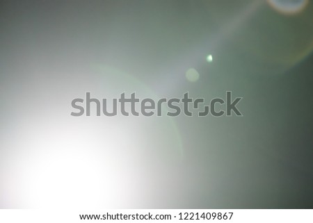 Lens flare light effect  background
