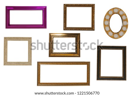 Many images on a white background are separate for design and decoration.
