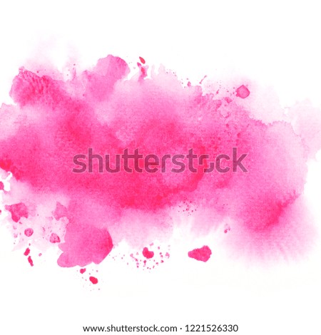 paint sweet pink watercolor.spot image