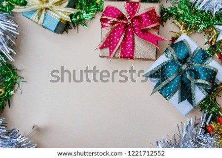 gift box red and green box for Holiday Christmas background , thankgiving  Festival
2019