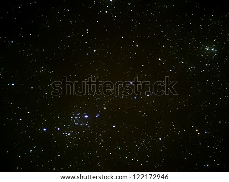 stars in space, real photography