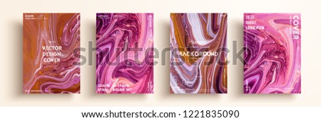 Artistic covers design. Liquid marble texture. Creative fluid colors backgrounds. Applicable for design covers, presentation, invitation, flyers, annual reports, posters and business cards.