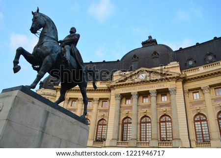 Carol I Statue in Bucharest