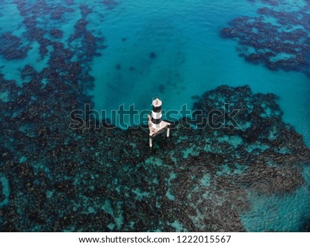 aerial shot of reefs