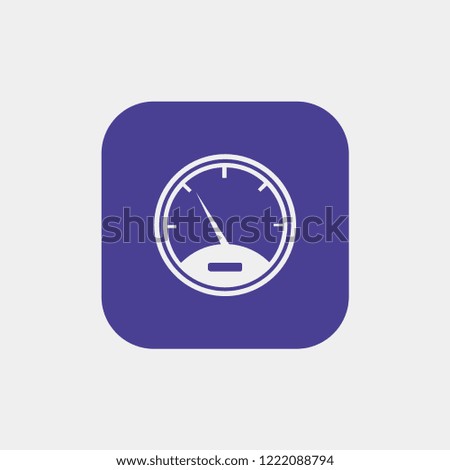 speedometer icon. Vector illustration