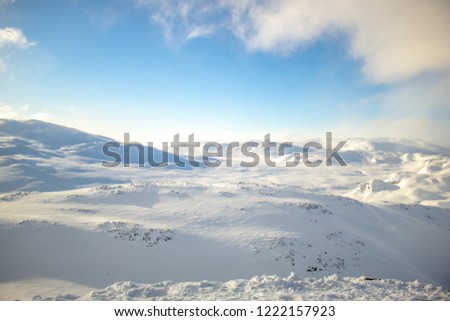 Pictures from a Ski Resort in Europe, no trademark logos included. Ranging from beautiful sunsets to snowy mountain landscapes.
