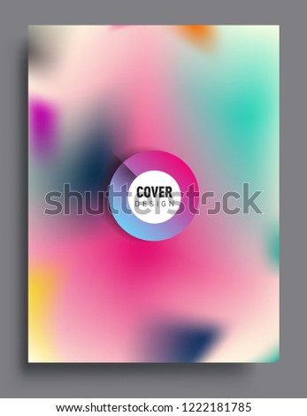 Covers template with abstract and modern design, liquid colorful shapes. elegant design for cover and abstract background