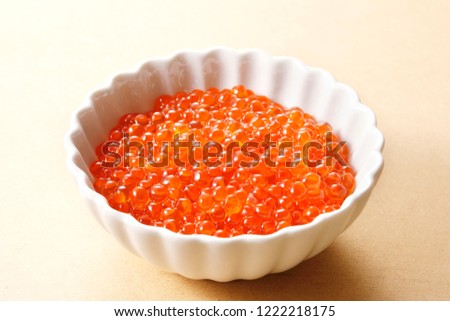 Salmon roe (Japanese red caviar)