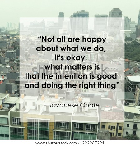 Javanese Quote about happy live