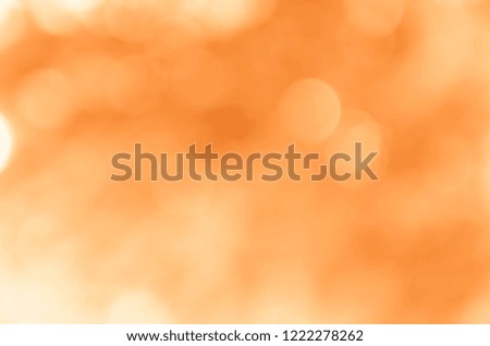 orange bokeh background from nature