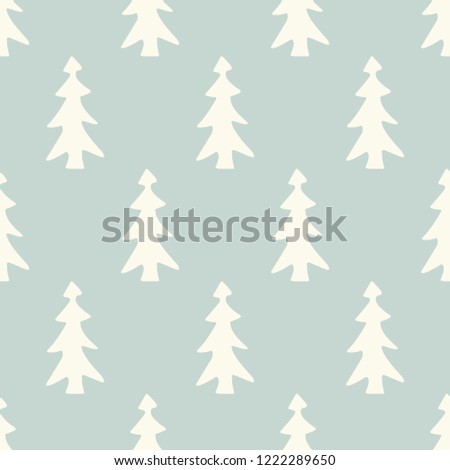 seamless pattern, christmas tree art  background design for fabric and decor