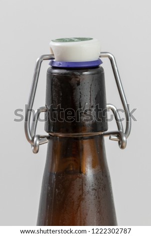 Old swing top bottle of beer
