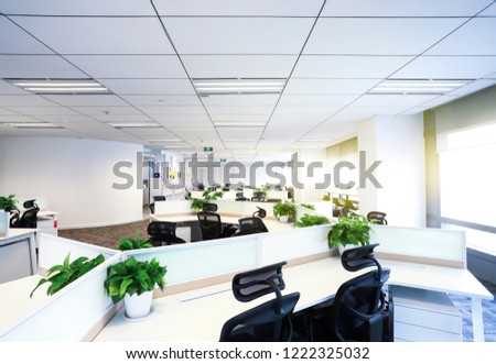 Office interior architectural space photography
