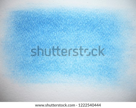 Texture watercolor paper. Blue paper background.