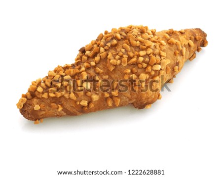 bread with nut on top