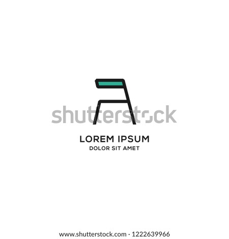 Furniture logo. modern template design. vector illustration