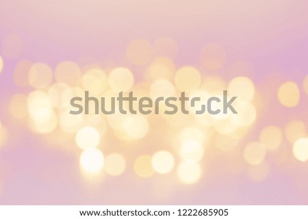 Blured background, defocused lights of the garland 