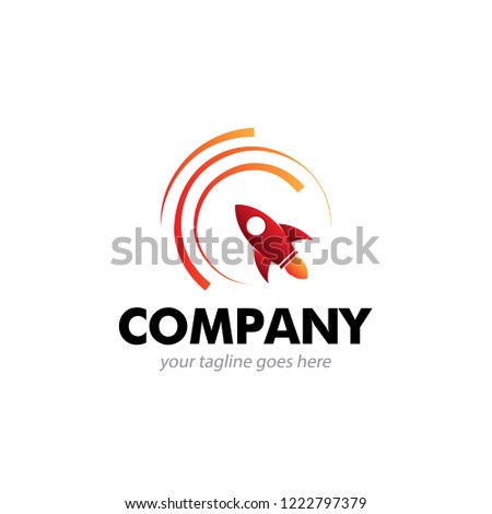 rocket business logo icon