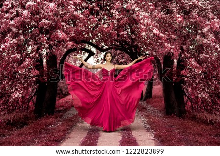 Maleficent Pink Princess, woman with beautiful dress