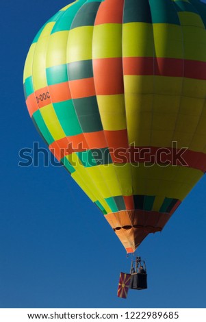 hot air balloons - freedom and adventure concept