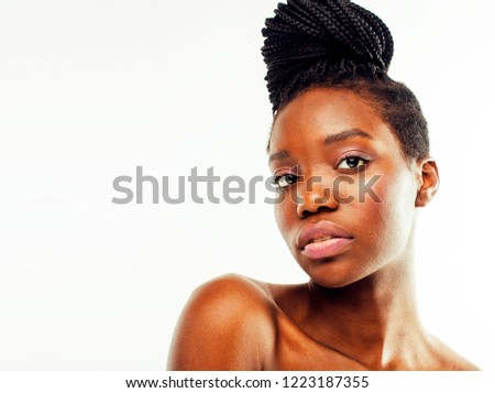 young pretty african american woman 