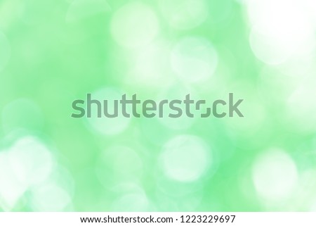 Green bokeh texture background from nature