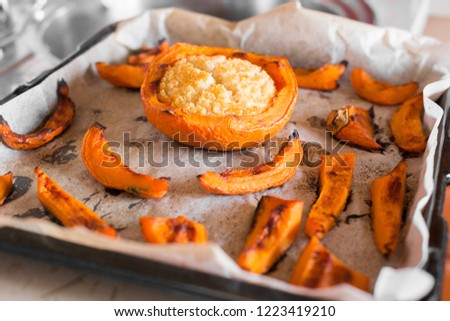 Roasted Pumpkin pieces