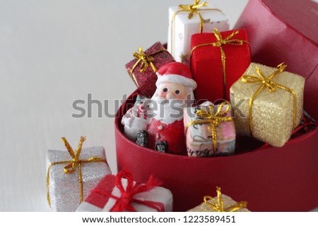 Christmas Santa Claus and gifts