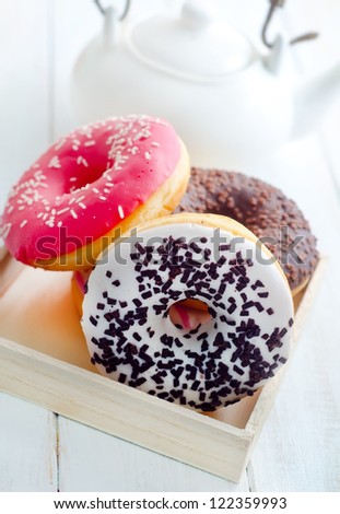 Sweet donuts, different kind from donuts