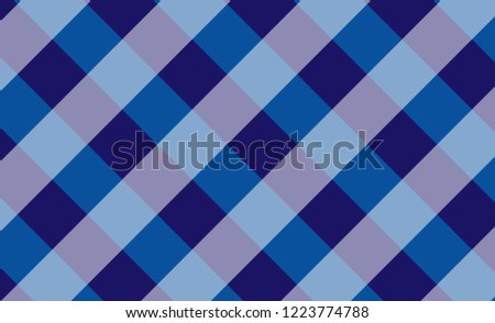 Blue tablecloth gingham checkered background.Texture for :plaid, tablecloths, clothes, shirts, dresses, paper, bedding, blankets.eps-10 Vector Illustration