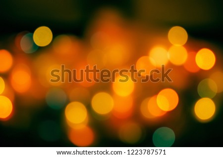 interesting, beautiful blur for decoration of holiday works