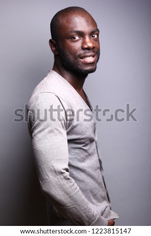Portrait of a black man