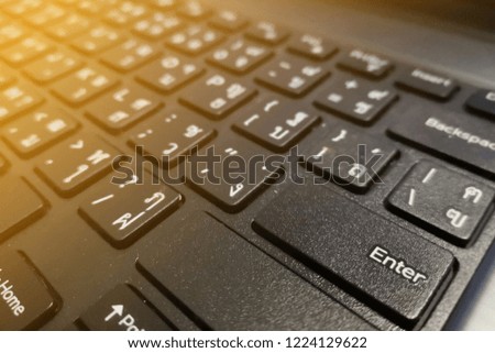 black keyboard  background
