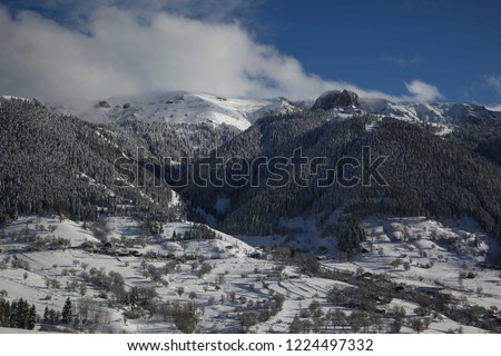 most beautiful winter landscape photos.artvin/turkey