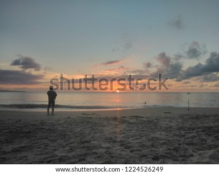 Sunset On Crash Boat Beach Puerto Rico 