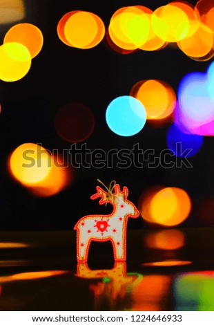  Wood Reindeer Christmas background