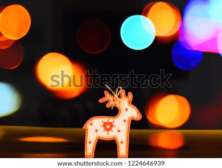  Wood Reindeer Christmas background