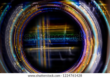 light painting abstract colorful moving leds
