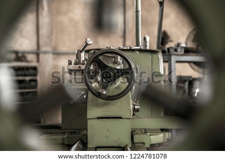 Industry lathe machine work