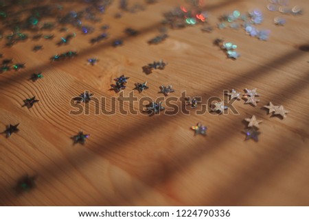 Vintage Christmas Decoration With Stars