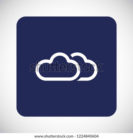 clouds vector icon