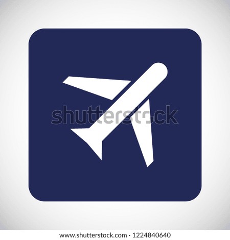 aircraft vector icon 10 eps