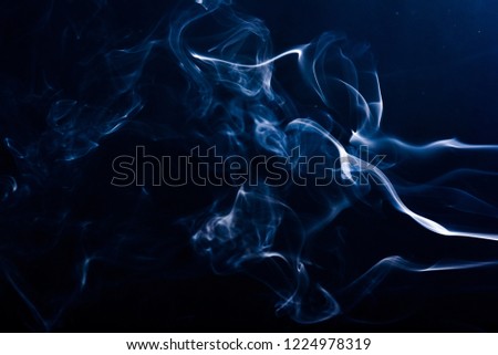smoke on blackbackground